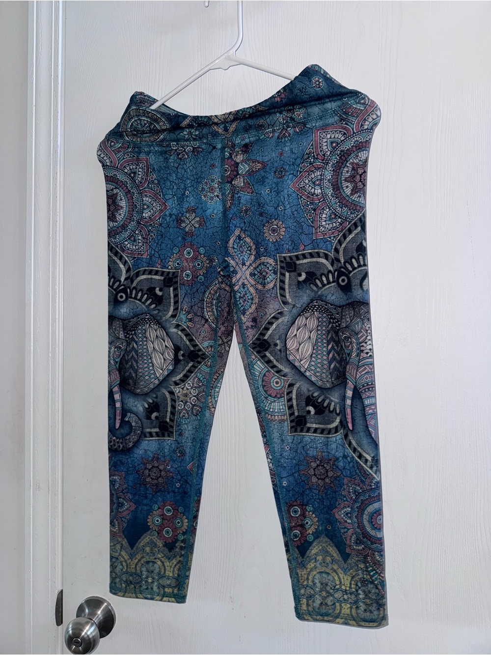 Evolution and Creation Elephant Crop Leggings